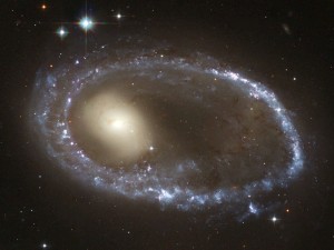 Ring Galaxy AM 0644-741 from Hubble CREDIT: Hubble Heritage Team (AURA / STScI), J. Higdon (Cornell) ESA, NASA