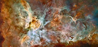 Hubble's view of the Carina Nebula CREDIT: NASA, ESA, N. Smith (University of California, Berkeley), and The Hubble Heritage Team (STScI/AURA)
